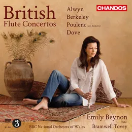 British Flute Concertos von Sir Lennox Berkeley – Album Cover