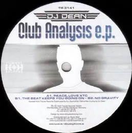 Club Analysis E.P. von DJ Dean – Cover