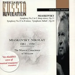 Miaskovsky, Nikolay: 1881 - 1950: The Musical Conscience of Moscow von Николай Яковлевич Мясковский – Album Cover