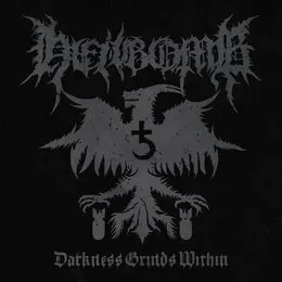 Darkness Grinds Within von Hellbomb – Album Cover