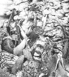 Negotium Parambulans in Tenebris von Dominus Ira – Album Cover