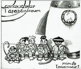 Asnakjálkar í Apabúningum von múm – Cover