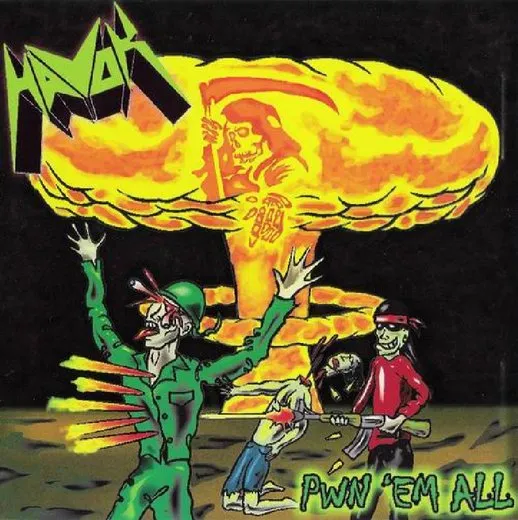 Pwn ’em All von Havok – Album Cover