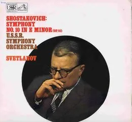 Symphony no. 10 in E minor (op. 93) von Государственный академический симфонический оркестр России – Album Cover