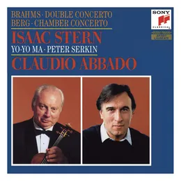 Brahms - Double Concerto / Berg - Chamber Concerto von Peter Serkin – Album Cover