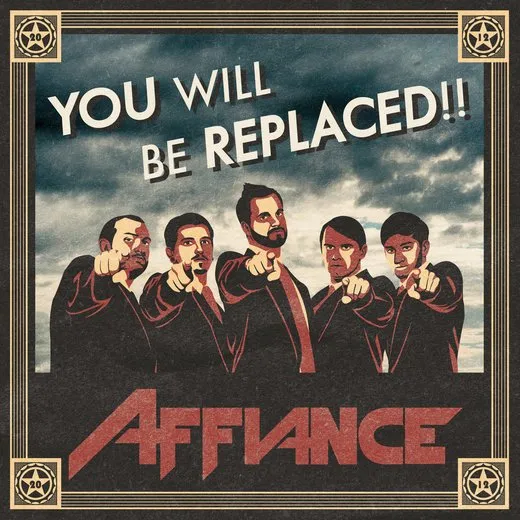 You Will Be Replaced von Affiance – Album Cover