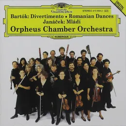 Bartók: Divertimento / Romanian Folk Dances / Janáček: Mládí von Leoš Janáček – Album Cover