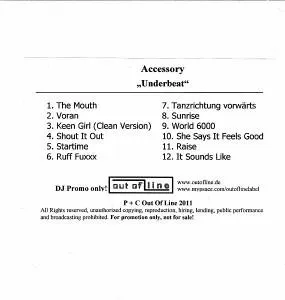 Underbeat von Accessory – Album Cover