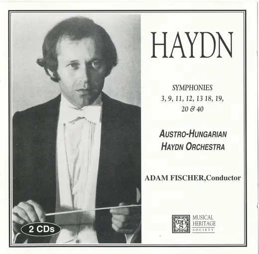 Symphonies 3, 9, 11, 12, 13, 18, 19, 20, & 40