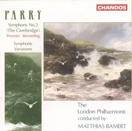 Symphony no. 2 The Cambridge" / Symphonic Variations von Hubert Parry – Album Cover