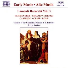 Lamenti barocchi, vol. 3 von Barbara Strozzi – Album Cover