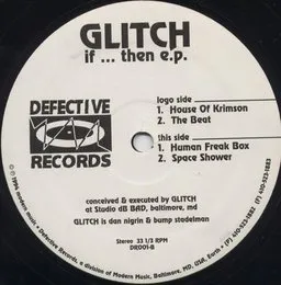 If... Then E.P. von Glitch – Album Cover