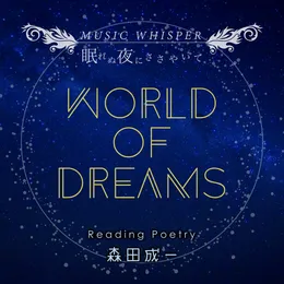 MUSIC WHISPER眠れぬ夜にささやいて -WORLD OF DREAMS- von 森田成一 – Cover