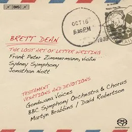 The Lost Art of Letter Writing von Brett Dean – Album Cover