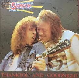 Thank You and Goodnight von Samson – Album Cover