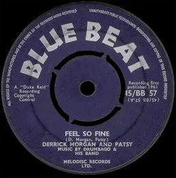 Feel So Fine / Mean to Me von Derrick & Patsy – Album Cover