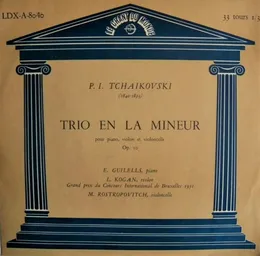 Трио ля минор von Леонид Борисович Коган – Album Cover