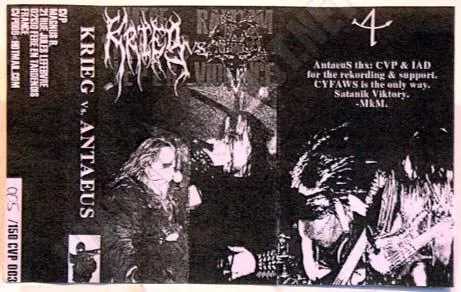 Krieg vs. Antaeus von Antaeus – Album Cover