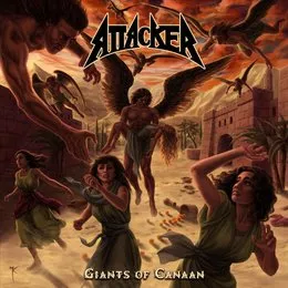 Giants of Canaan von Attacker – Album Cover