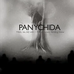 Měsíc, les, bílý sníh ~ Moon, Forest, Blinding Snow von Panychida – Album Cover