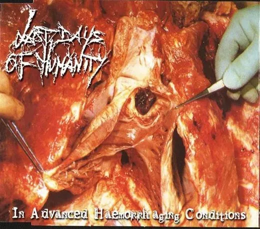 In Advanced Haemorrhaging Conditions von Last Days of Humanity – Album Cover