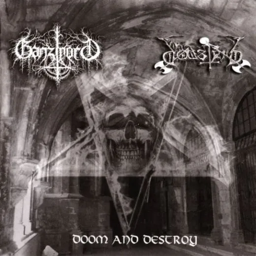 Doom and Destroy von Dødsferd – Album Cover