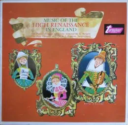 Music of the High Renaissance in England von Simon Preston – Album Cover