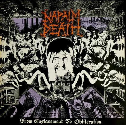 From Enslavement to Obliteration von Napalm Death – Album Cover