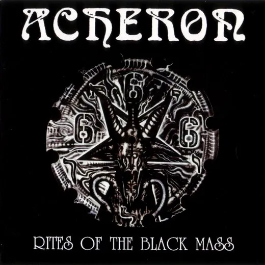 Rites of the Black Mass von Acheron – Album Cover