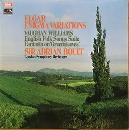 Elgar: Enigma Variations / Vaughan Williams: English Folk Songs Suite / Fantasia on "Greensleeves" von Edward Elgar – Album Cover