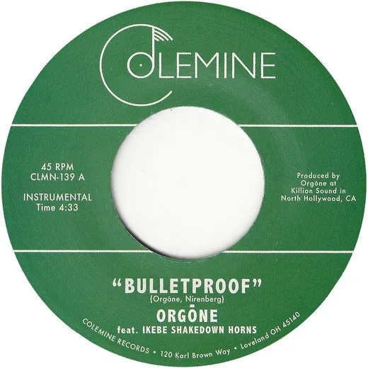 Bulletproof von Orgone – Album Cover