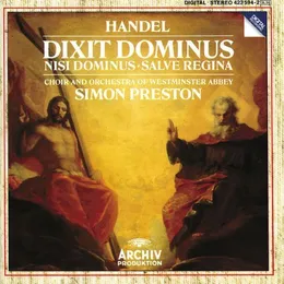Dixit Dominus / Nisi Dominus / Salve Regina von Simon Preston – Album Cover