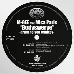 Bodyswerve (Grant Nelson Remixes) von M‐Gee – Cover