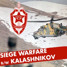 Siege Warfare b/w Kalashnikov von Dusters – Cover