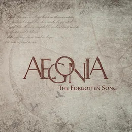 The Forgotten Song von Aegonia – Album Cover
