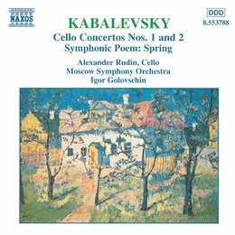 Cello Concertos nos. 1 and 2 / Symphonic Poem: Spring von Александр Рудин – Album Cover