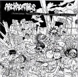 Atrocious Halitosis From Nauseated Disgorging von Archagathus – Album Cover