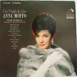 One Night of Love von Anna Moffo – Album Cover