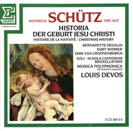 Schütz - Historia der geburt Jesu Christi von Heinrich Schütz – Album Cover