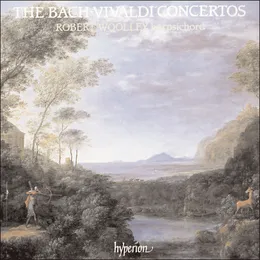 The Bach - Vivaldi Concertos von Robert Woolley – Album Cover
