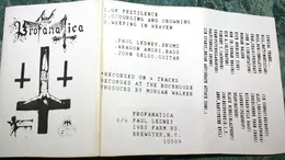 Broken Throne Of Christ von Profanatica – Album Cover