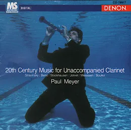 20th Century Music for Unaccompanied Clarinet von Luciano Berio – Album Cover