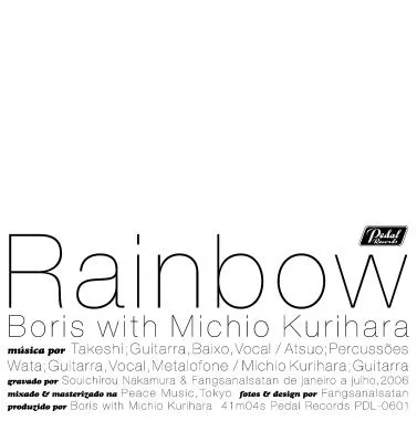 Rainbow von Boris – Album Cover