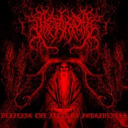 Defiling the Altar of Forgiveness von Üvegszakadás – Album Cover