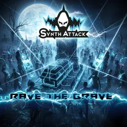 Rave The Grave von SynthAttack – Album Cover