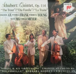 "Trout" Quintet / "Arpeggione" Sonata von Edgar Meyer – Album Cover