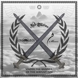 Under the Banner of the Serpent Sun von Cromlech – Album Cover