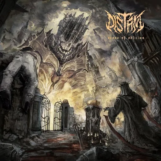 Aeons of Oblivion von Distant – Album Cover
