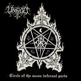 Circle of the Seven Infernal Pacts von Ungod – Album Cover