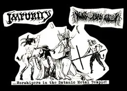 ...Worshippers in the Satanic Metal Temple von Impurity – Cover